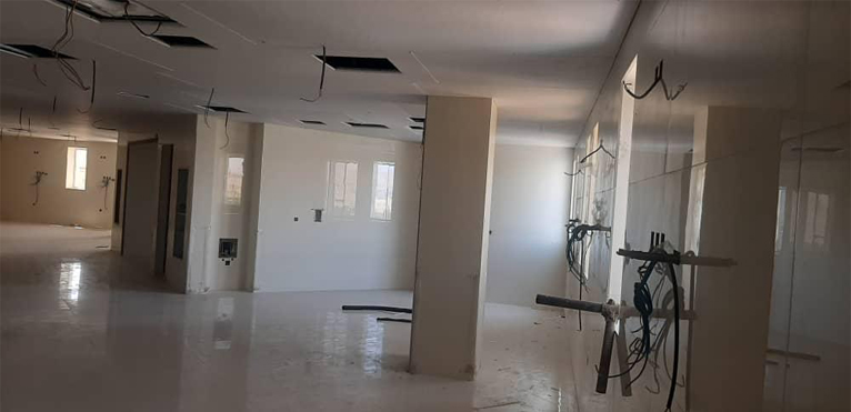 بیمارستان غرب شیراز در حال ساخت 